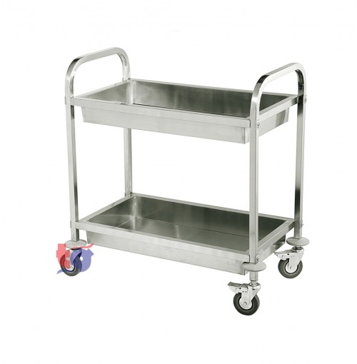 S/S 2 TIER TROLLY